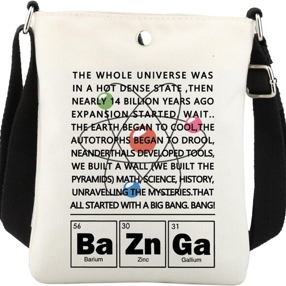 Fashionable and Durable Theory Crossbody Bag with Magnetic Pocket - Perfect Gift - Picture 1 of 7